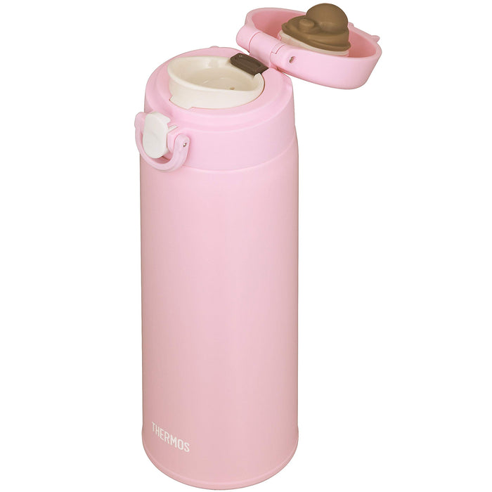 Thermos 500ml Vacuum Insulated Water Bottle Dusty Pink Stainless Steel Ultra-Lightweight with Removable Spout Jof-500 DTP