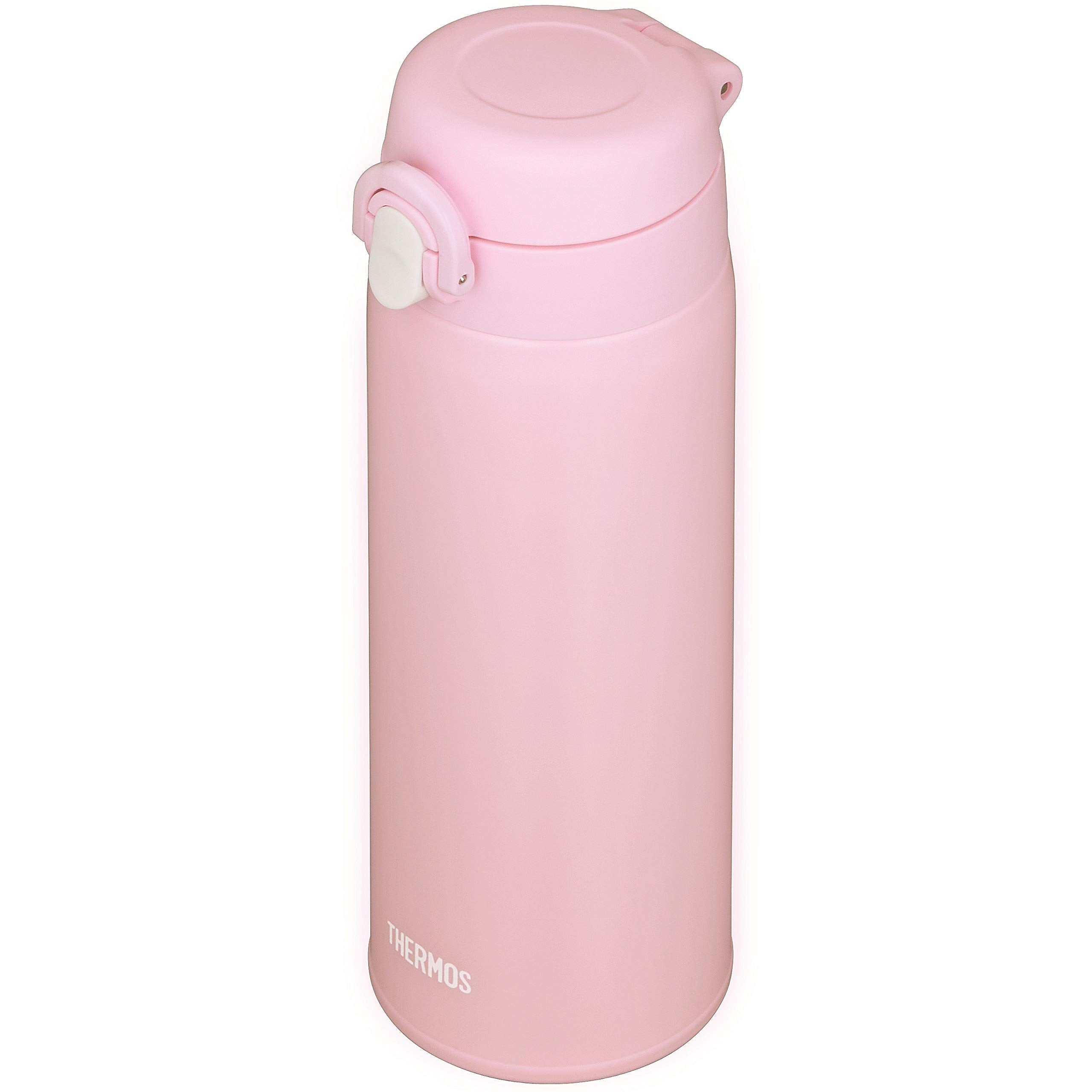 Thermos 500ml Vacuum Insulated Water Bottle Dusty Pink Stainless Steel Ultra-Lightweight with Removable Spout Jof-500 DTP
