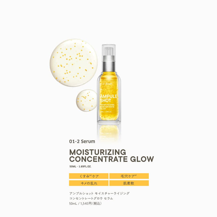 Ampoule Shot Moisturizing Glow Serum Concentrate For Radiant Skin