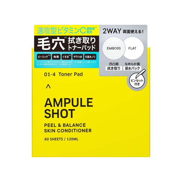 Ampoule Shot Peel Balance Toner Pad Skin Conditioner Fresh Moisture