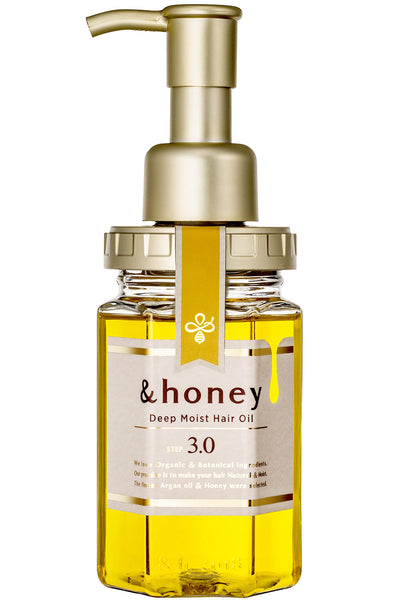 Honey Deep Moist Hair Oil 3.0 Super Moist Organic Japan