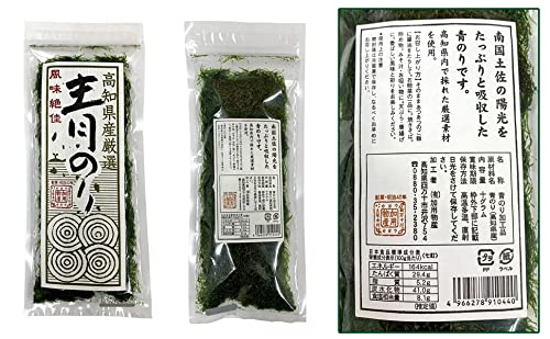 Kayo Bussan Ltd. Aonori Japanese Green Laver Seaweed Strands 10G