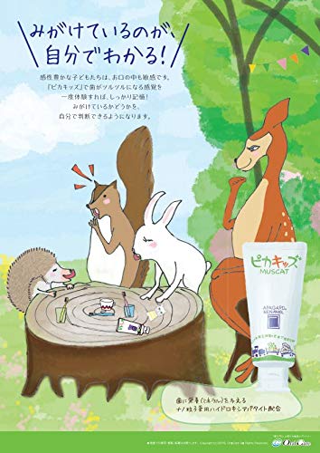 Apagard Renamel Pikakids Toothpaste 50G Quasi-Drug for Kids Teeth Care