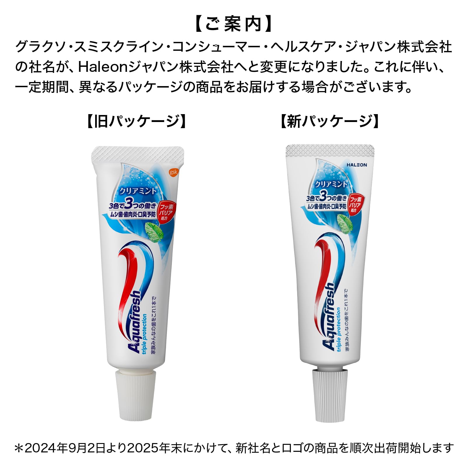 Aquafresh Clear Mint Toothpaste 35G - Freshen Breath and Protect Teeth