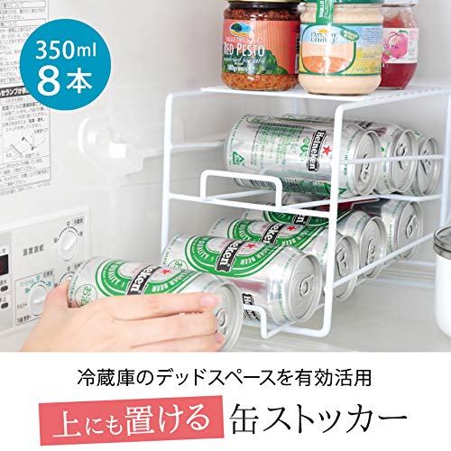 Ernest Arnest Compact Can Storage Rack Refrigerator Organizer A76572