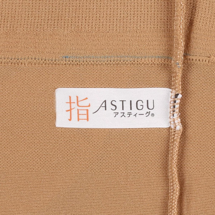 Atsugi Astigu Finger 5-Toed Stockings Sheer Beige ML