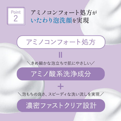 Attenir Comfort Mousse Foaming Face Wash 150ml Citrus Herb Scent