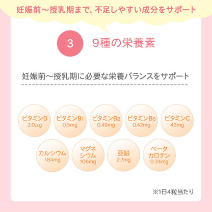 Attenir Mama Folic Acid Iron Supplement 30-Day Supply for Pregnancy