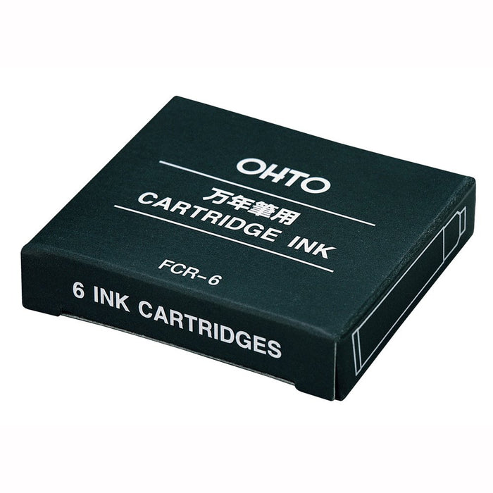 Ohto Black FCR-6 Cartridge Fountain Pen - Premium Writing Tool