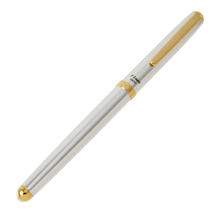 Ohto F-Lapa FF-10Nb-Sv Silver Fountain Pen - Ideal for Professional Writing