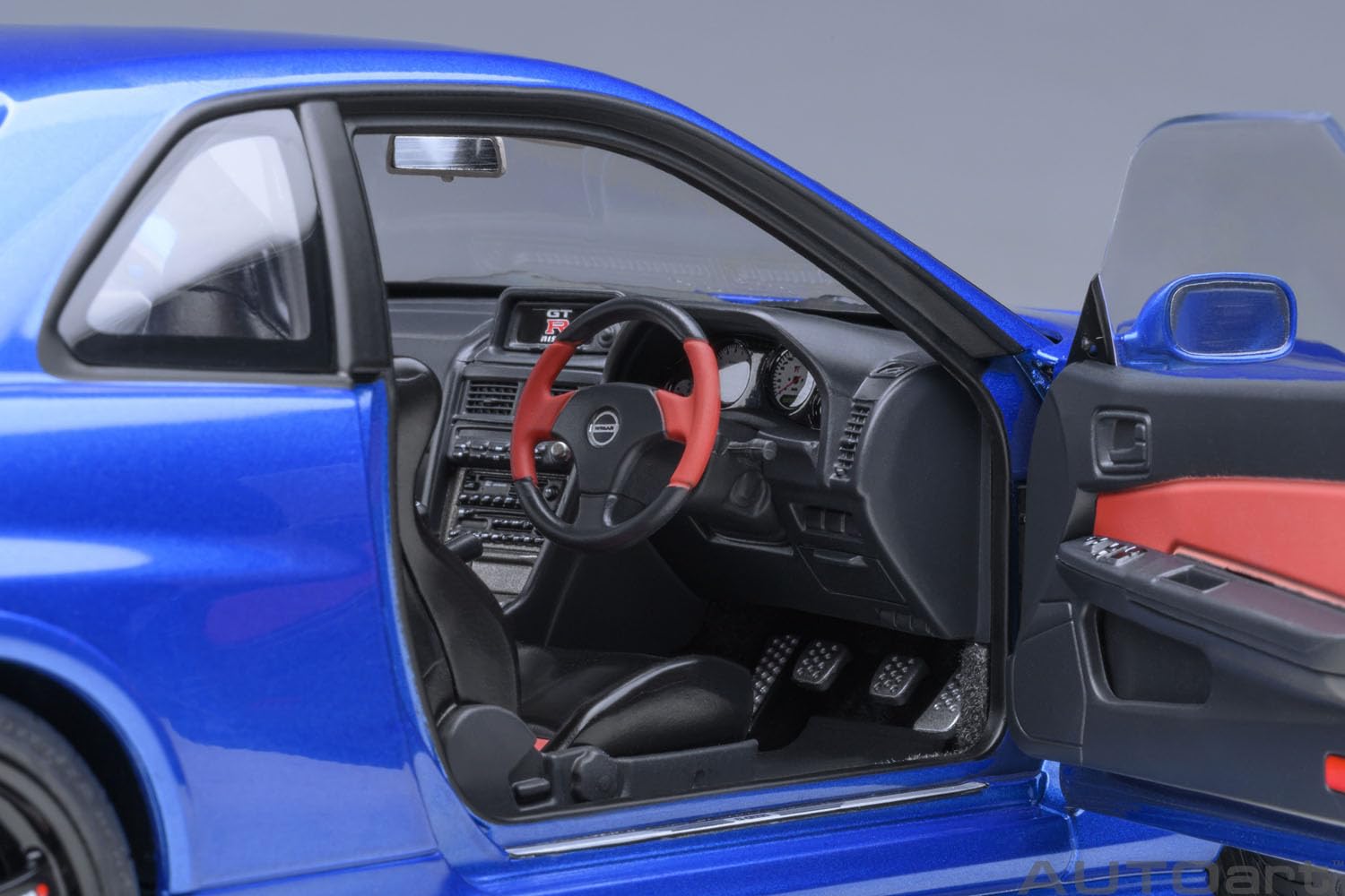 Autoart Nismo R34 GT-R Z-Tune 1/18 Scale in Bayside Blue - Finished Pr