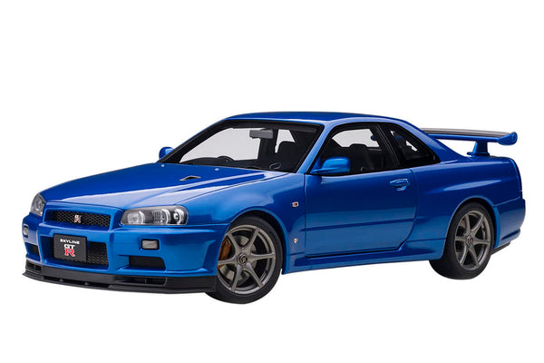 AUTOart1/18 日産スカイライン GT-R R34 V-spec Autoart-118-Nissan-Skyline-GtR