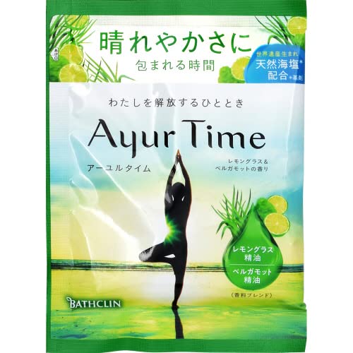 Bathclin Ayurtime Lemongrass Bergamot Scent Bath Sachets