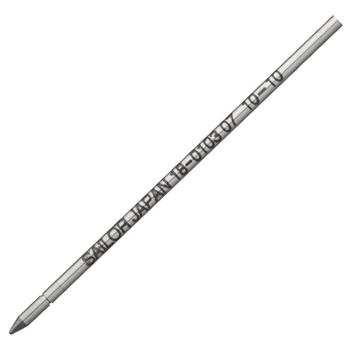 Sailor Fountain Pen Ballpoint Refill 0.5mm Black Ink 10 Pieces - 18-0103-120 Model