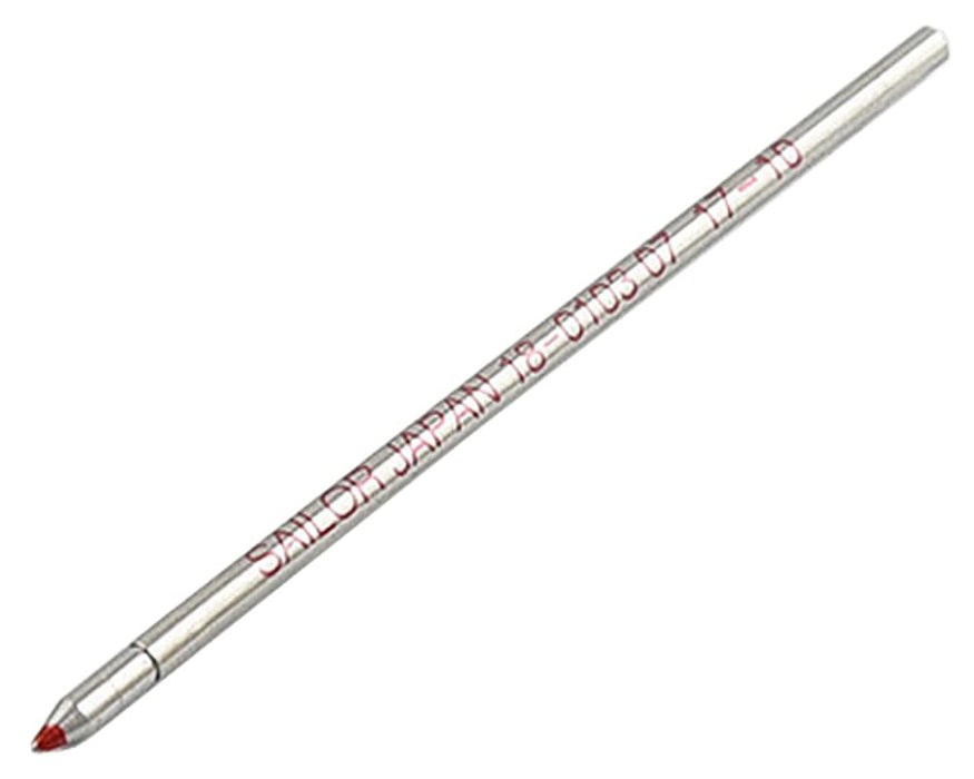 Sailor 钢笔圆珠笔替换芯 10 支装 红色 0.7 型号 0104