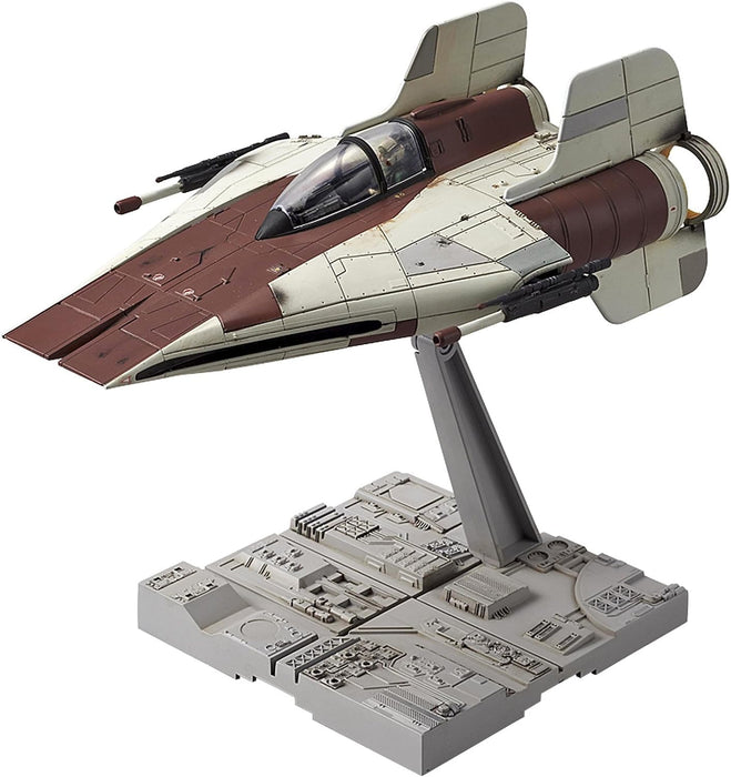 Bandai Spirits Star Wars A-Wing Starfighter 1/72 Scale Color-Coded Model New Version