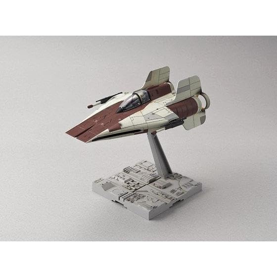 Bandai Spirits Star Wars A-Wing Starfighter 1/72 Scale Color-Coded Model New Version