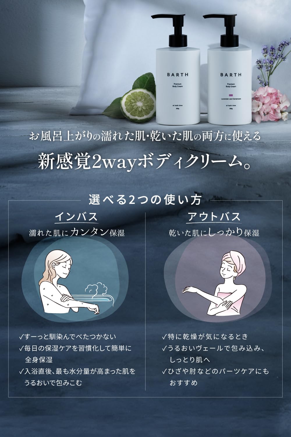 Barth Premium 300g Body Cream Lavender Geranium Nourishing Formula
