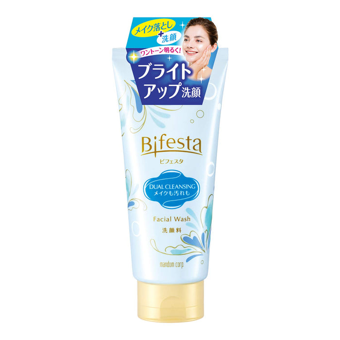 Bifesta Facial Cleanser 120G - Dual Cleansing Makeup Remover + Cleanser