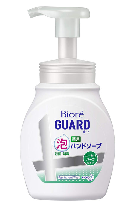 Biore U Guard Medicated Foam Hand Soap Eucalyptus Scent Pump 250Ml