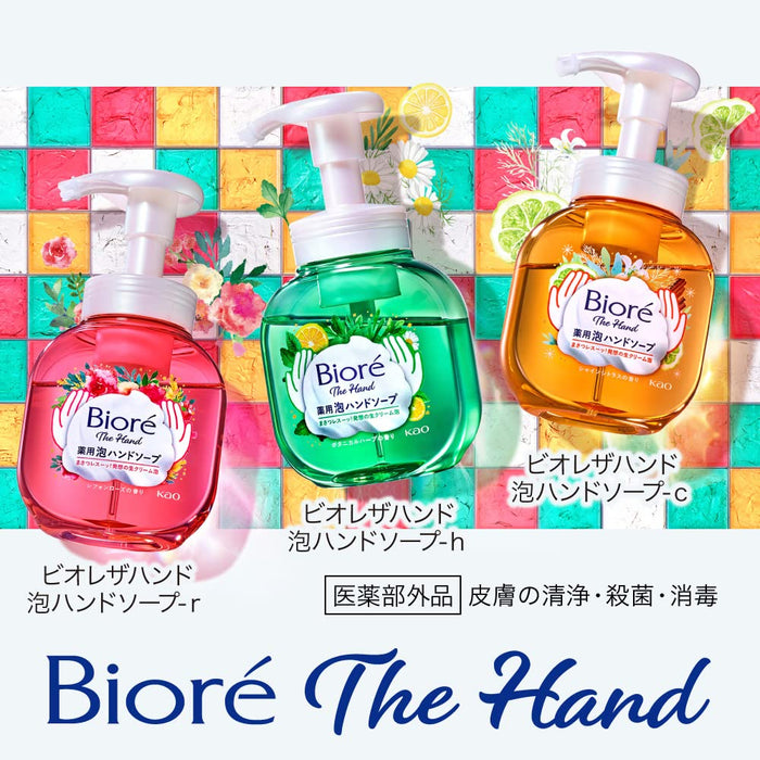 Biore Foaming Hand Soap Shine Citrus Scent Pump 250mL