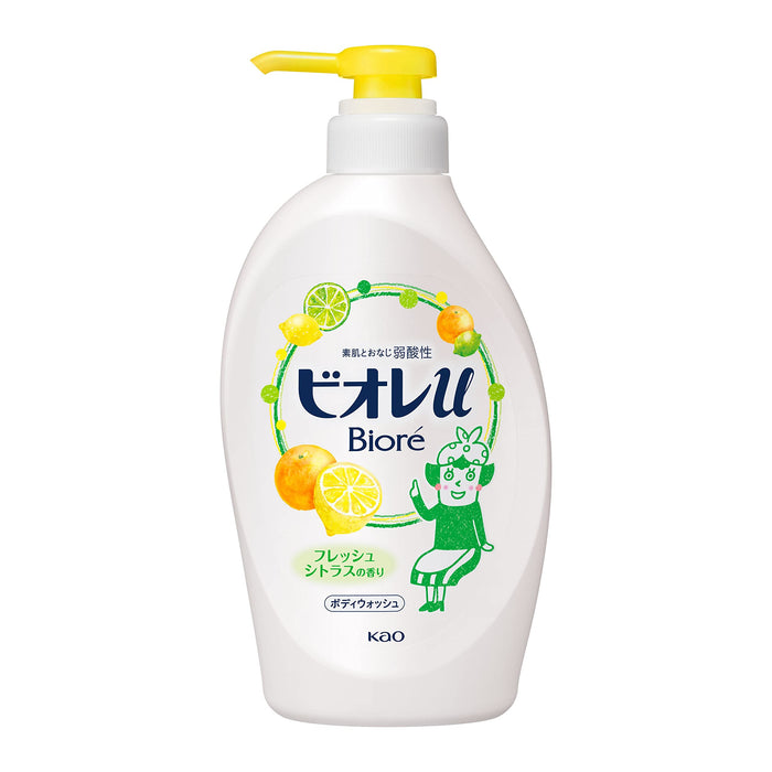 Biore U Fresh Citrus Scent Hand Wash Pump Bottle 16oz