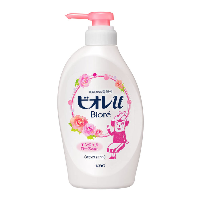 Biore U Angel 玫瑰香味乳液 500ml - 保湿护肤解决方案