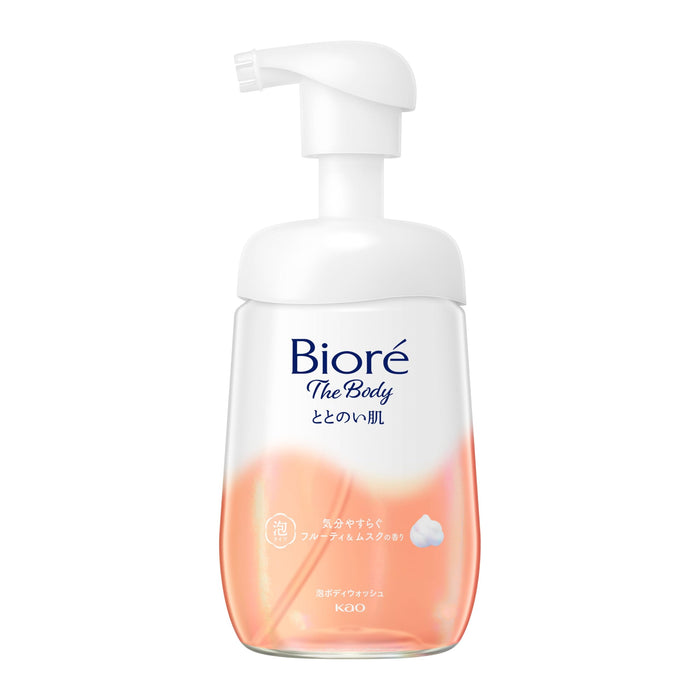 Biore U Body Wash 480ml Fruity Musk Scent Foam Cleanser Totonoihada