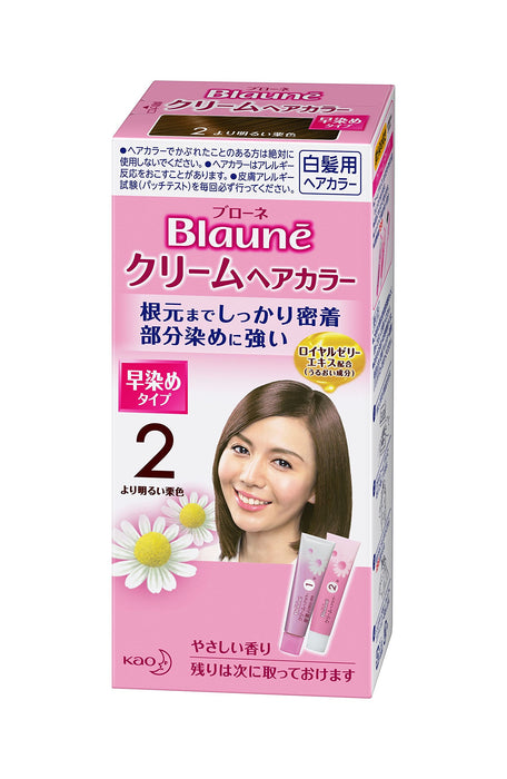 Brone Cream Hair Color - Blonde 2 Lighter Chestnut Shade