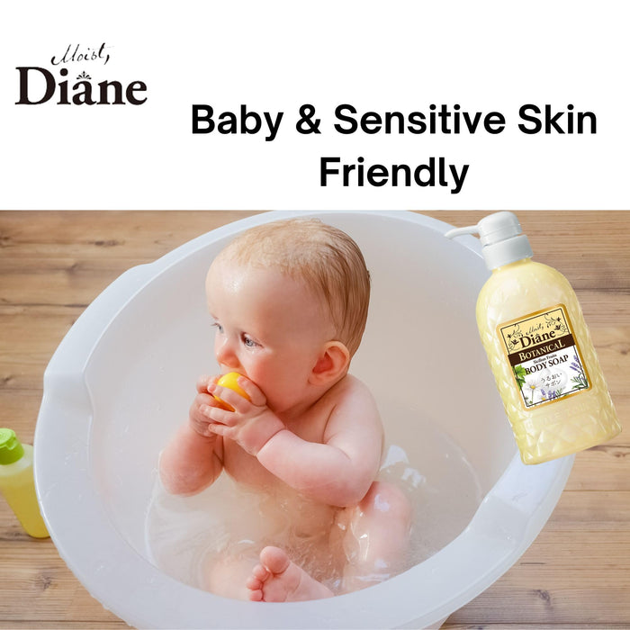 Diane Botanical Body Soap Sicilian Fruit Scent 500ml for Sensitive Skin Care