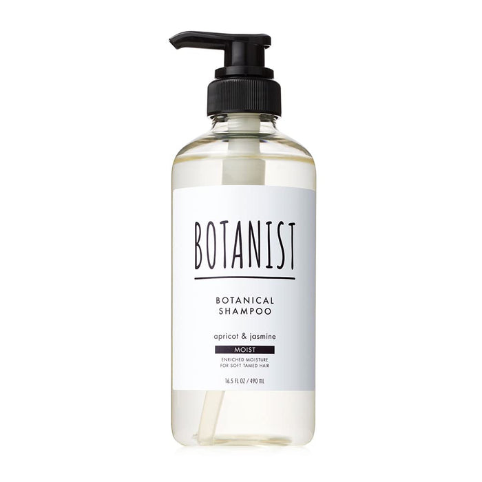 Botanist Botanical Shampoo Moist 490Ml Silicone-Free Moisturizing Hair Care