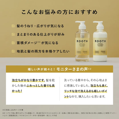 Botanist Rooth Shampoo Refill Straight 400ML For Smooth Hair