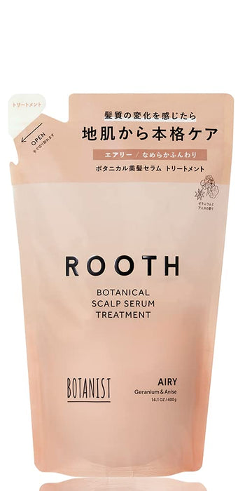 Botanist Rooth Treatment Refill Airy 400G - Nourishing Hair Care Solution