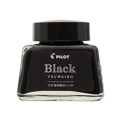 Pilot 30ml Black Bottle Ink for Fountain Pen Tsuwairo Strong Color Pigment Ink-30TW