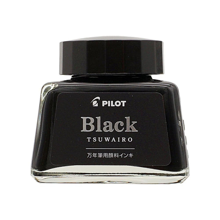 Pilot 30ml Black Bottle Ink for Fountain Pen Tsuwairo Strong Color Pigment Ink-30TW