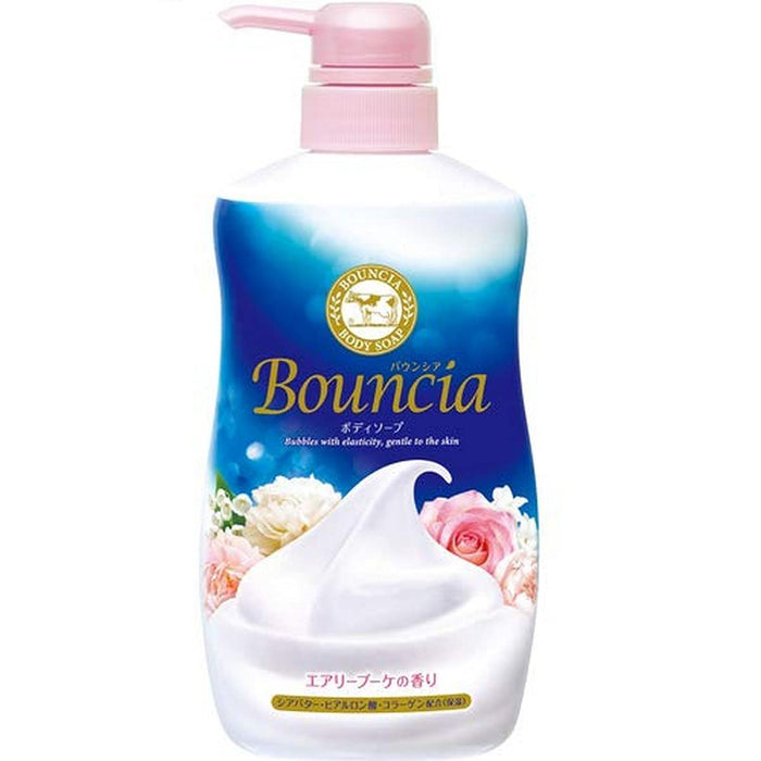 Bouncia Body Soap Airy Bouquet Scent With Pump 500Ml for Luxurious Cleanser