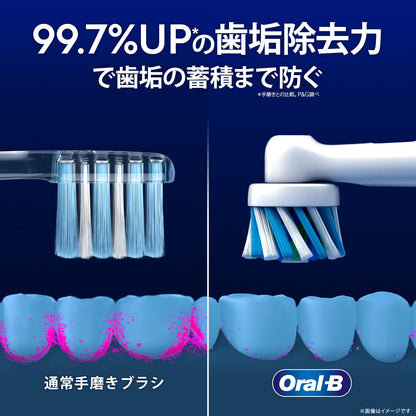 Braun Oral-B Sumizumi Clean Soft White Electric Toothbrush D100.413.2 Wt