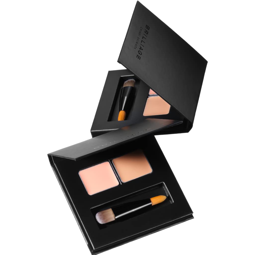 Brilliage Longwear Fitting Concealer 2-Tone Set Almond Apricot by Chiaki Shimada