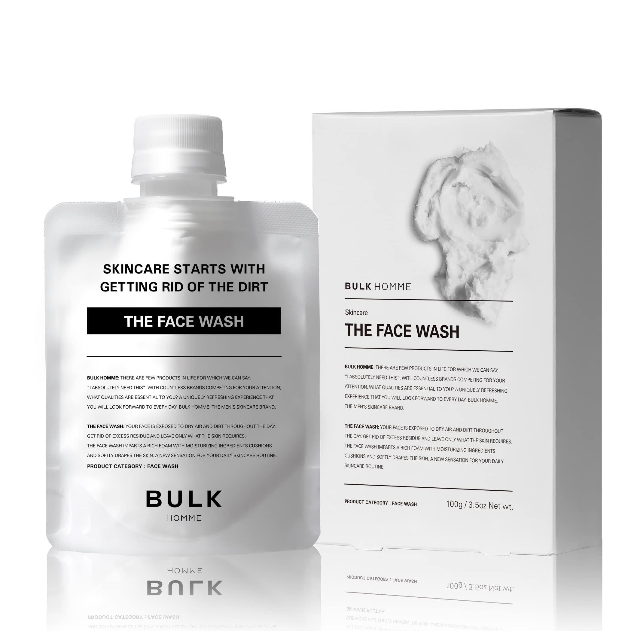 Bulk Homme Face Wash for Men 100g - Refreshing Gentle Cleanser