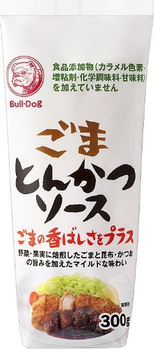 Bull-Dog Sauce Japanese Tonkatsu Sesame Flavor 300G
