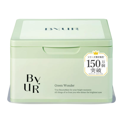 Byur Face Pack Sheet Mask 30 Sheets for Pores & Rough Skin - Soothing Green