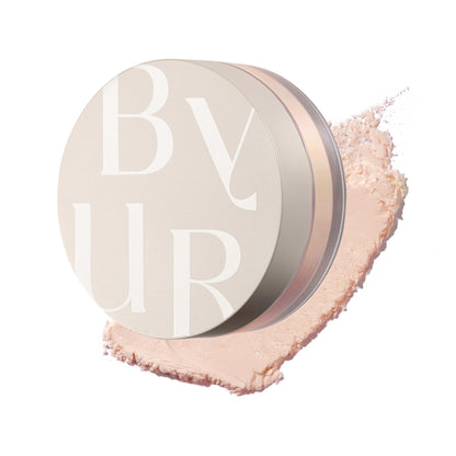 Byur Moist Semi-Matte Face Powder 01 Clear Moisturizing Long-Lasting Korean