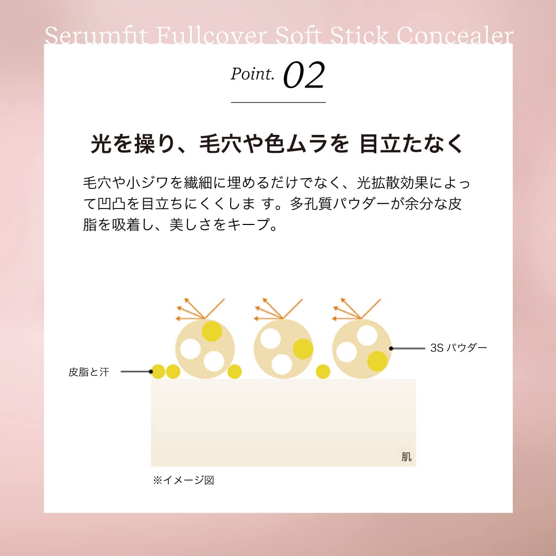 Byur Serum Fit Full Coverage Concealer SPF22 for Pores and Dark Spots #21 Beige