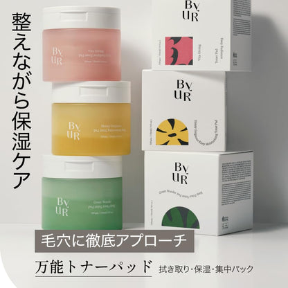 Byur Vitagiving Toner Pads for Moisturizing and Pore Care