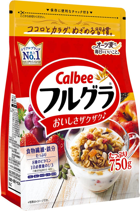 Calbee Fruit Grass Cereal 750G Nutritious Breakfast Mix