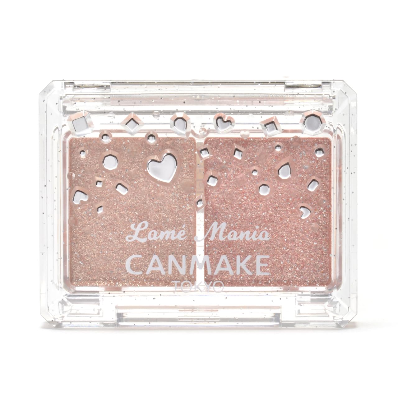 Canmake Glitter Mania 2-Color Eyeshadow 2.7g Pink Beige Shine Pearl