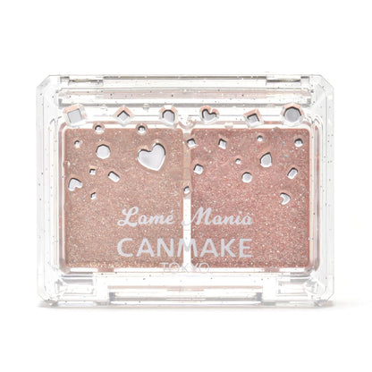 Canmake Glitter Mania 2-Color Eyeshadow 2.7g Pink Beige Shine Pearl
