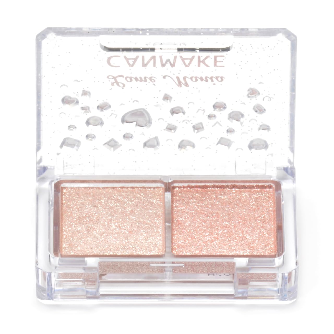 Canmake Glitter Mania 2-Color Eyeshadow 2.7g Pink Beige Shine Pearl