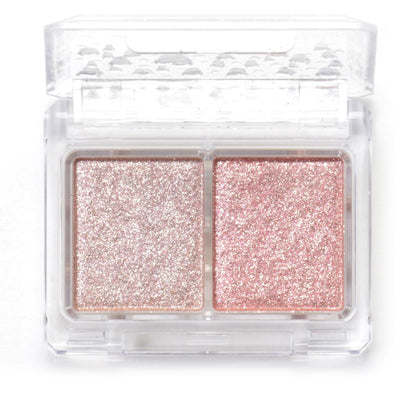 Canmake Glitter Mania 02 Eyeshadow 2.7G - Pastel Pink & Pearl Duo