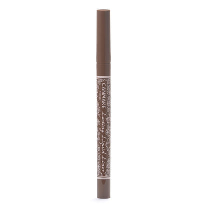Canmake Lasting Liquid Liner Sepia Greige - 0.5ml Ultra-Fine Quick-Dry Eyeliner